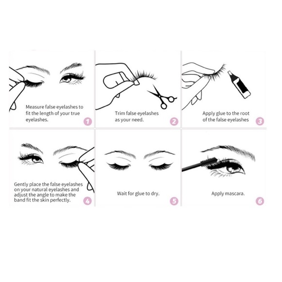 Vegan Faux Mink 3D Light-weight False Volume Eyelashes Style A06 (Lashes only) - Picture 4 of 5